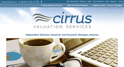 Desktop Screenshot of cirrusvaluation.com