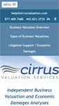 Mobile Screenshot of cirrusvaluation.com